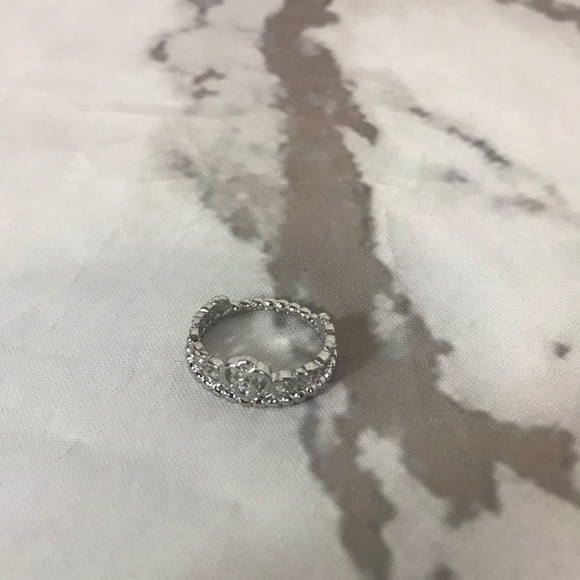 Princess crown ring silver plated - Picture 3 of 4